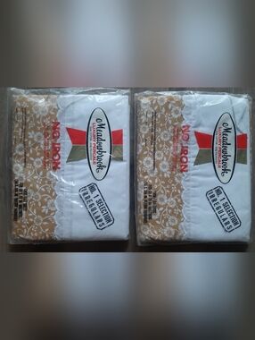 Vintage Meadowbrook Luxury Percale No-Irn Twin Flat Sheet